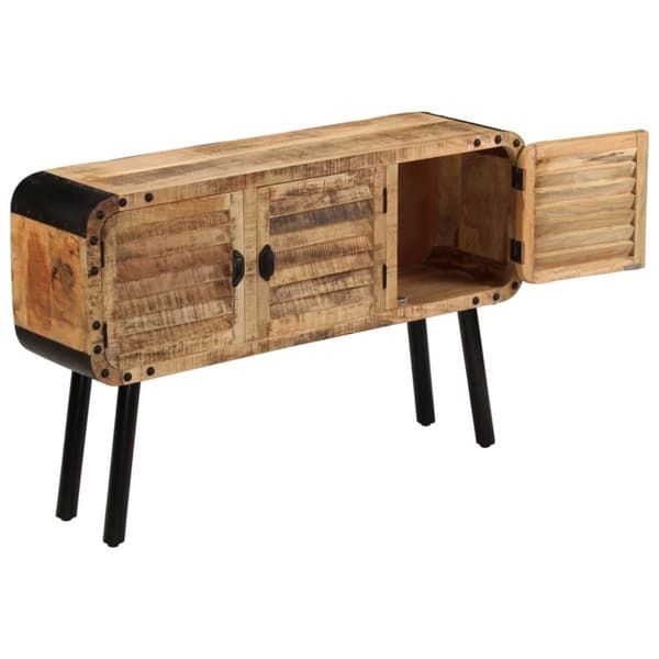 vidaXL Skänk massivt mangoträ 120x30x76 cm