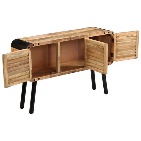 vidaXL Skänk massivt mangoträ 120x30x76 cm