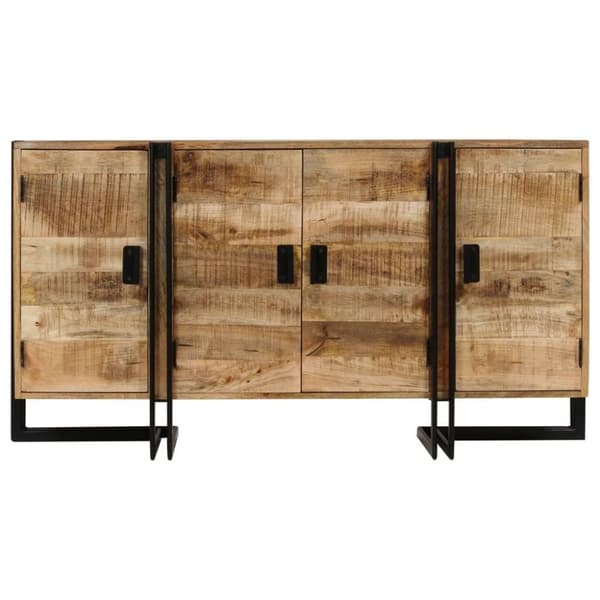vidaXL Skänk massivt mangoträ 150x40x80 cm