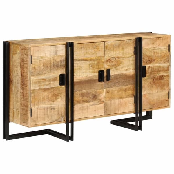 vidaXL Skänk massivt mangoträ 150x40x80 cm