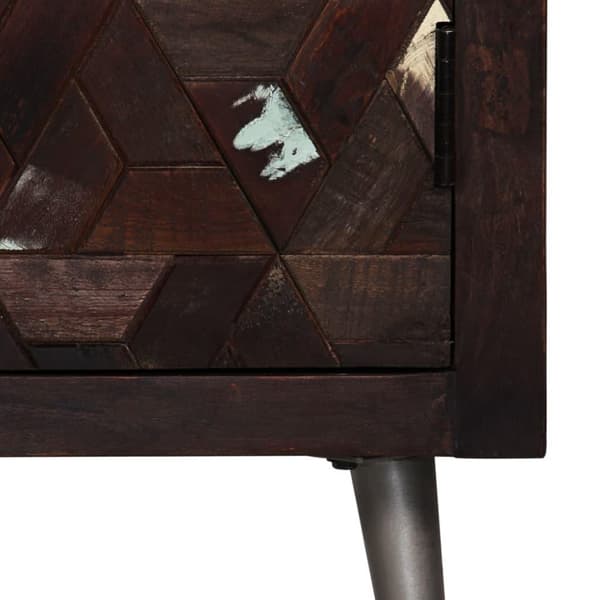 vidaXL Skjenk gjenvunnet heltre 60x30x76 cm