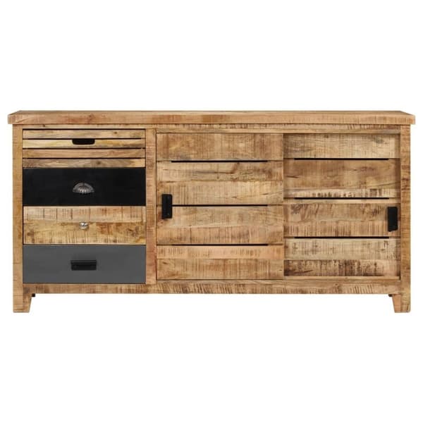 vidaXL Skänk massivt mangoträ 160x40x80 cm