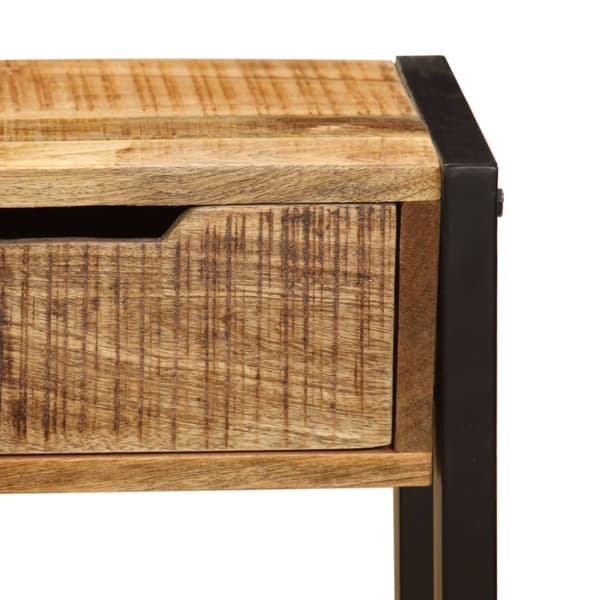 vidaXL Skjenk med 3 skuffer 110x35x75 cm heltre mango