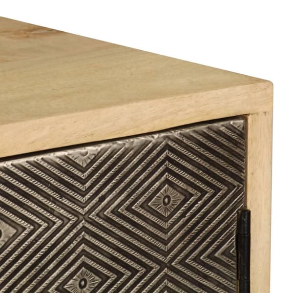 vidaXL Skänk 120x30x75 cm massivt mangoträ