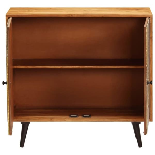 vidaXL skænk 80x30x75 cm massivt akacietræ