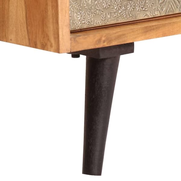 vidaXL skænk 80x30x75 cm massivt akacietræ