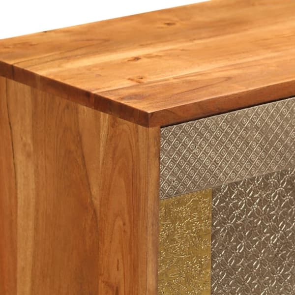 vidaXL skænk 80x30x75 cm massivt akacietræ