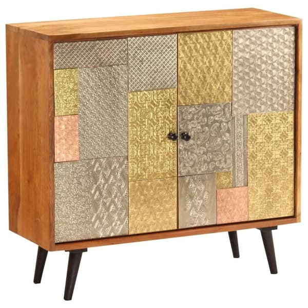 vidaXL skænk 80x30x75 cm massivt akacietræ