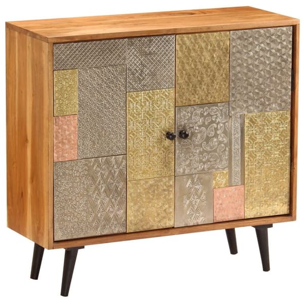 vidaXL skænk 80x30x75 cm massivt akacietræ