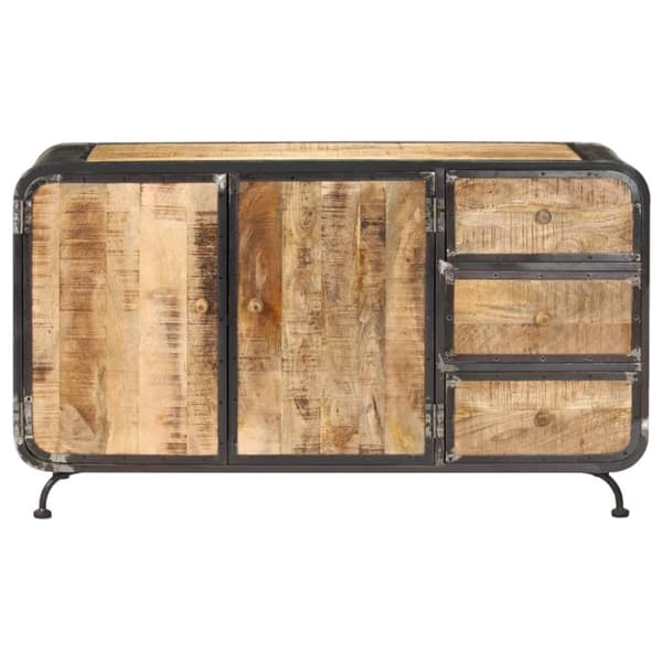 vidaXL skænk 140 x 40 x 80 cm massivt mangotræ