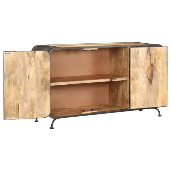 vidaXL skænk 140 x 40 x 80 cm massivt mangotræ