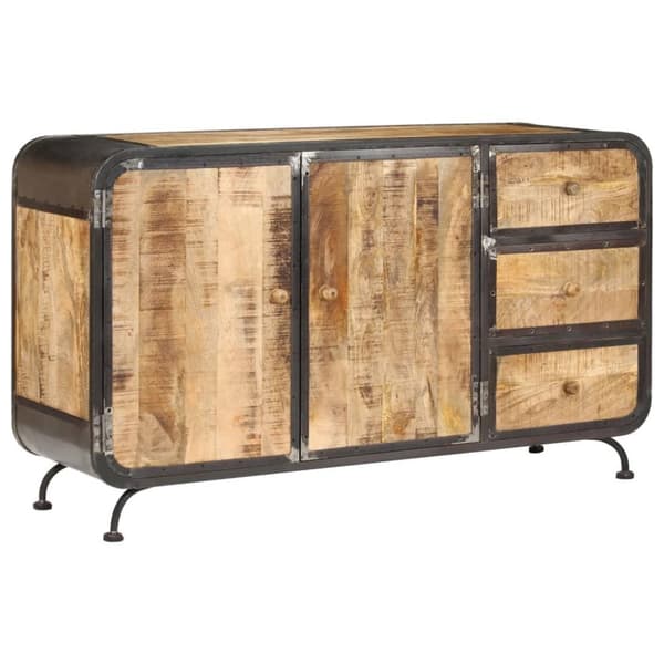 vidaXL skænk 140 x 40 x 80 cm massivt mangotræ
