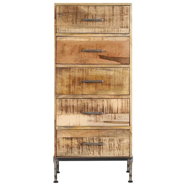 vidaXL Byrå 45x35x106 cm massivt mangoträ