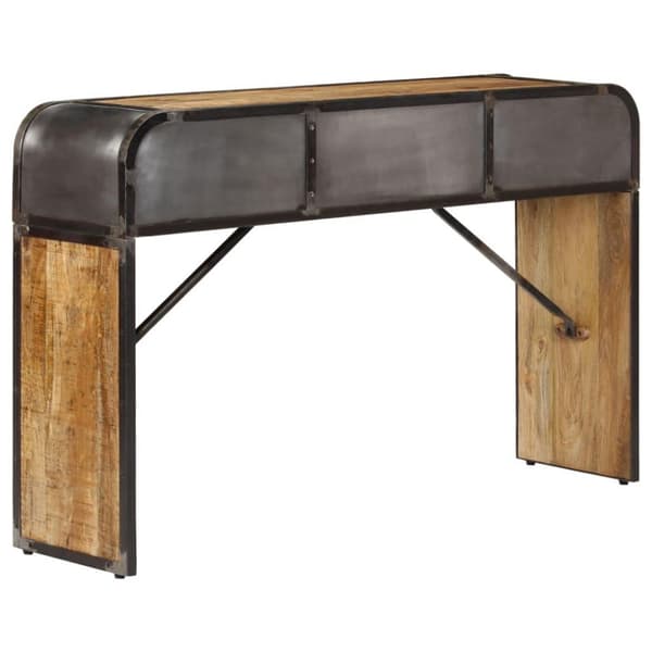 vidaXL Sidebord 120x30x75 cm heltre mango