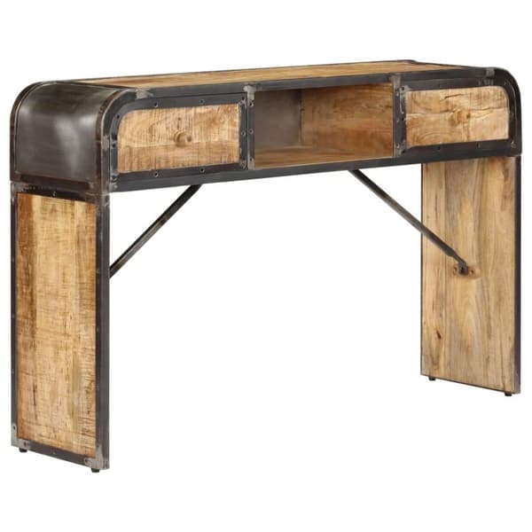 vidaXL Sidebord 120x30x75 cm heltre mango