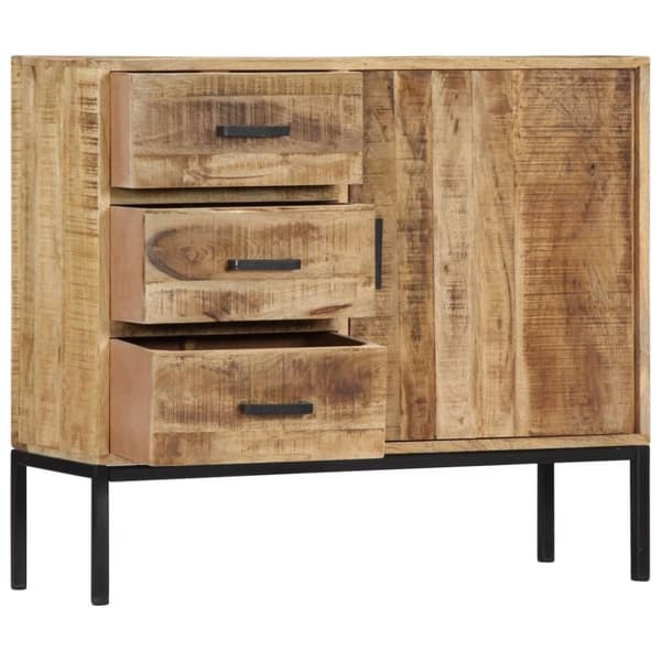 vidaXL skænk massivt mangotræ 88 x 30 x 71 cm