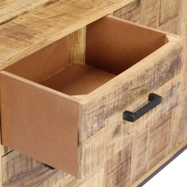 vidaXL skænk massivt mangotræ 88 x 30 x 71 cm