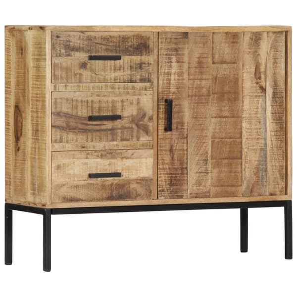 vidaXL skænk massivt mangotræ 88 x 30 x 71 cm