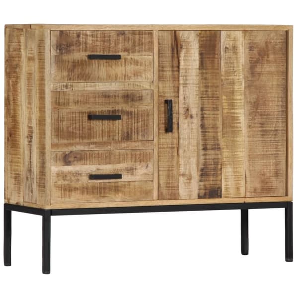vidaXL skænk massivt mangotræ 88 x 30 x 71 cm