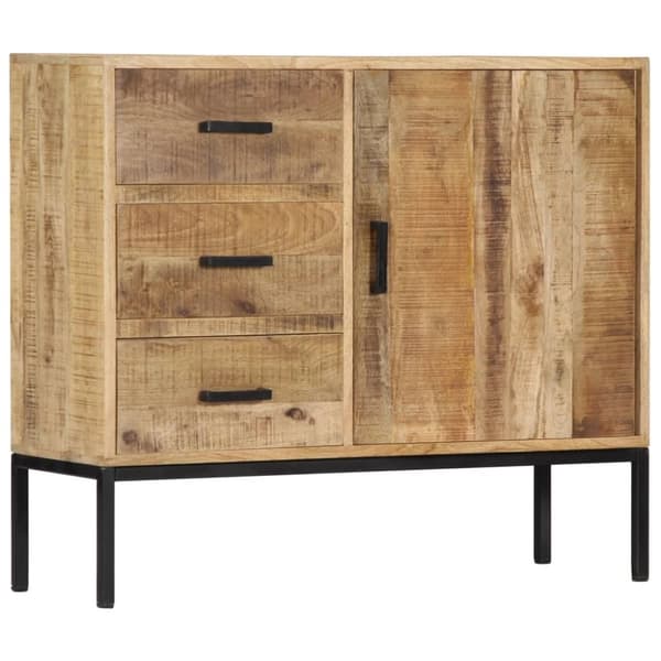 vidaXL skænk massivt mangotræ 88 x 30 x 71 cm