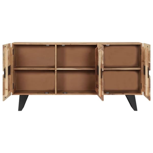 vidaXL Skänk 150x40x79 cm massivt akaciaträ