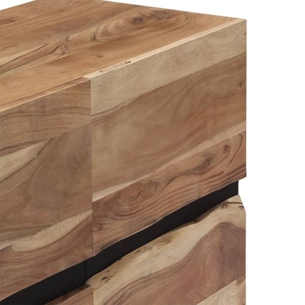 vidaXL Skänk 150x40x79 cm massivt akaciaträ