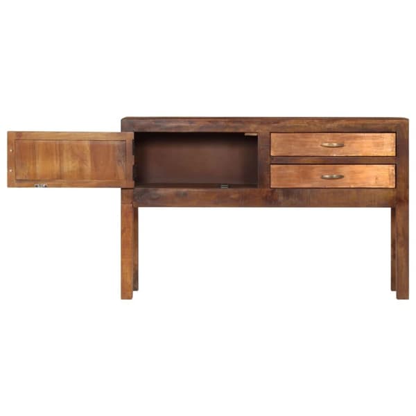 vidaXL Skänk 118x30x75 cm massivt mangoträ
