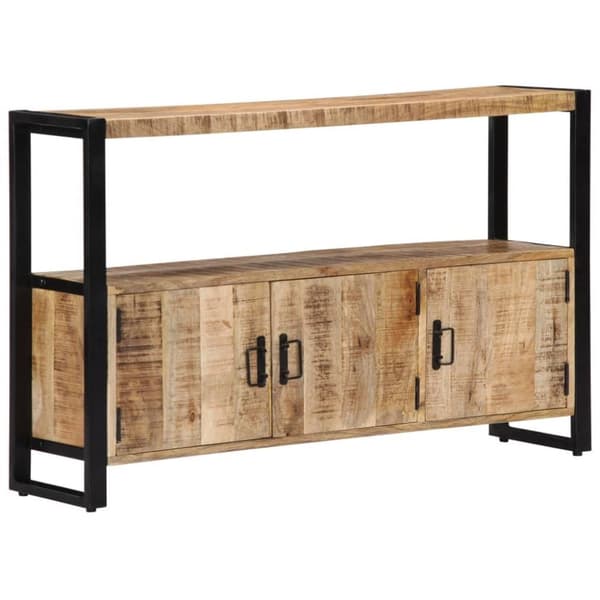 vidaXL sideskab 120 x 30 x 75 cm massivt mangotræ