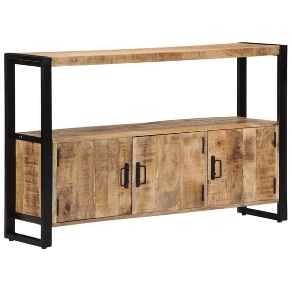 vidaXL sideskab 120 x 30 x 75 cm massivt mangotræ
