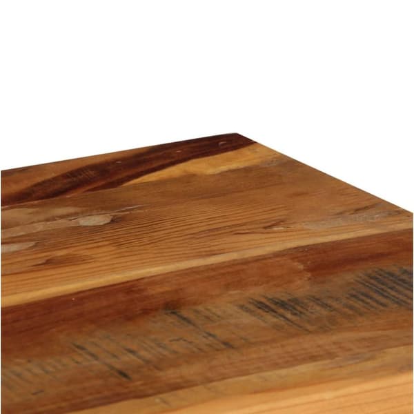 vidaXL sideskab 160x38x79 cm massivt genbrugstræ