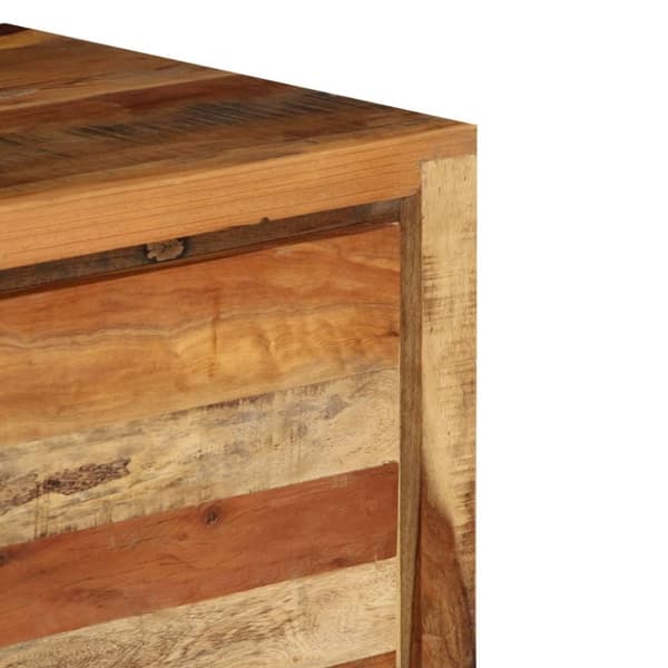 vidaXL sideskab 160x38x79 cm massivt genbrugstræ