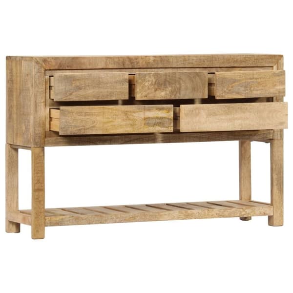 vidaXL Skänk 120x30x75 cm massivt mangoträ