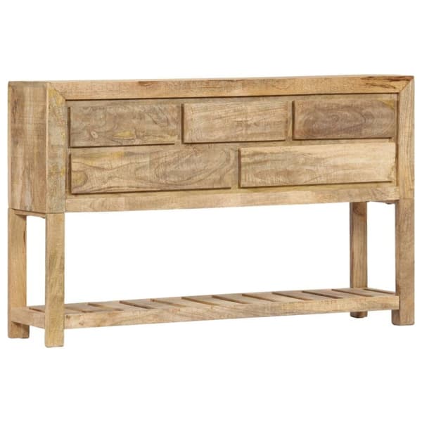 vidaXL Skänk 120x30x75 cm massivt mangoträ