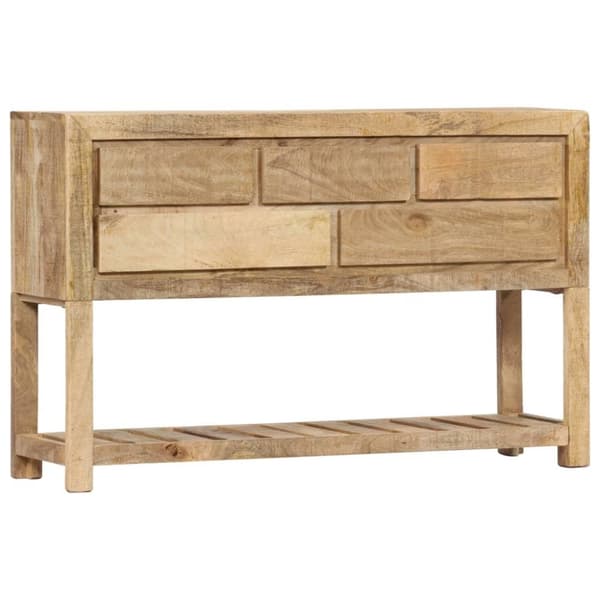 vidaXL Skänk 120x30x75 cm massivt mangoträ