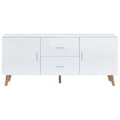 Miniatyrbillede 2 af 8: vidaXL skænk 160 x 40 x 70 cm MDF hvid