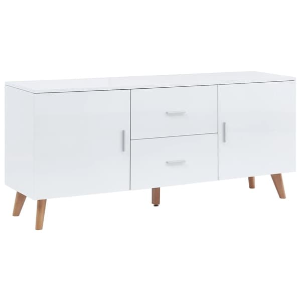 vidaXL skænk 160 x 40 x 70 cm MDF hvid