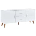 Miniatyrbillede 1 af 8: vidaXL skænk 160 x 40 x 70 cm MDF hvid