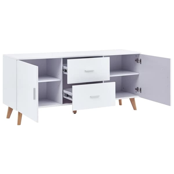 vidaXL Skjenk hvit 160x40x70 cm MDF