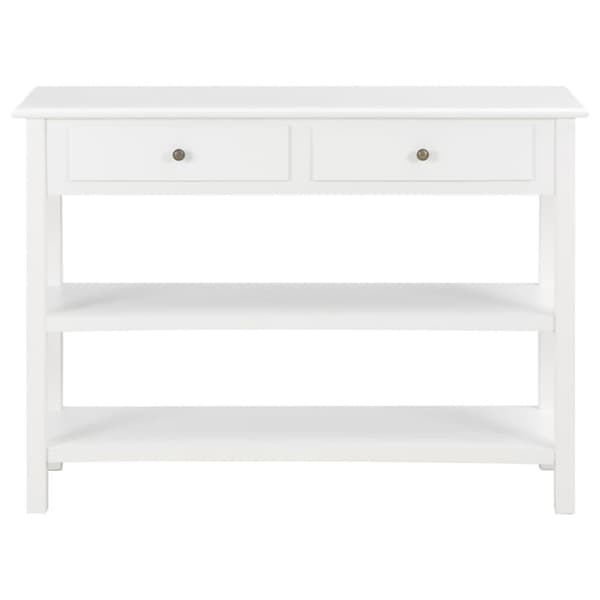 vidaXL Skänk vit 110x35x80 cm MDF