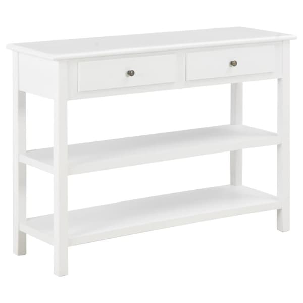 vidaXL Skänk vit 110x35x80 cm MDF