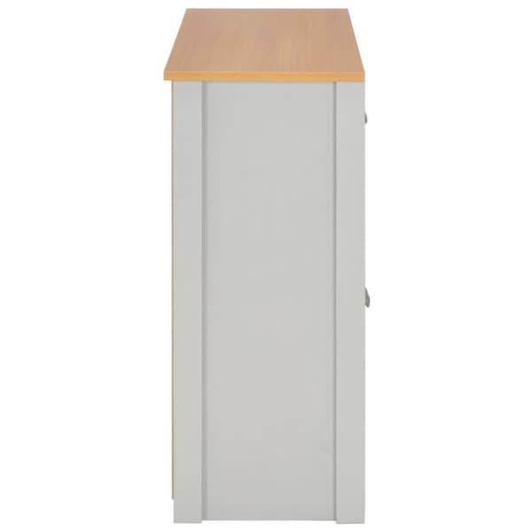 vidaXL Skänk grå 112x35x81 cm