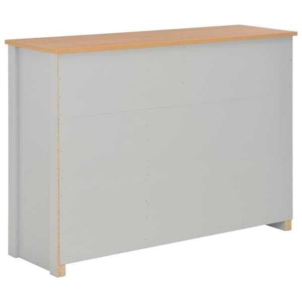 vidaXL Senkki harmaa 112x35x81 cm