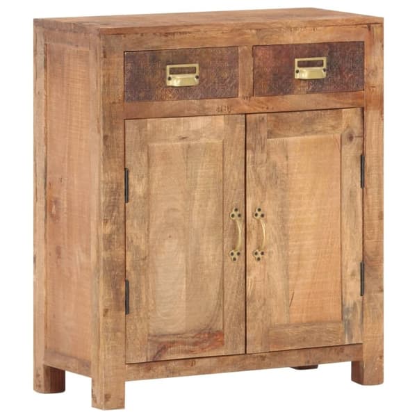 vidaXL skænk 65x30x75 cm massivt ru mangotræ