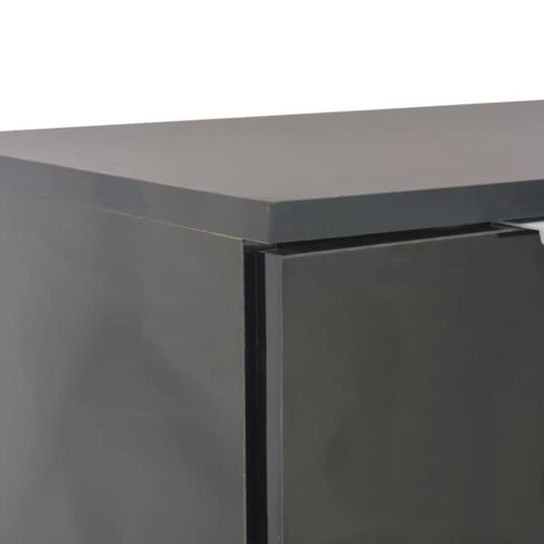vidaXL Skjenk høyglans svart 107x35x80,5 cm