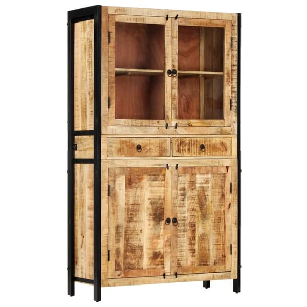 vidaXL Highboard 100x40x175 cm heltre mango