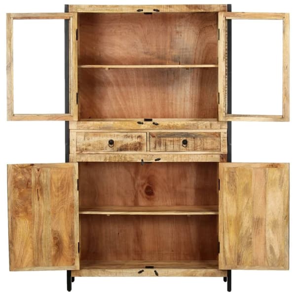 vidaXL højskab 100 x 40 x 175 cm massivt mangotræ