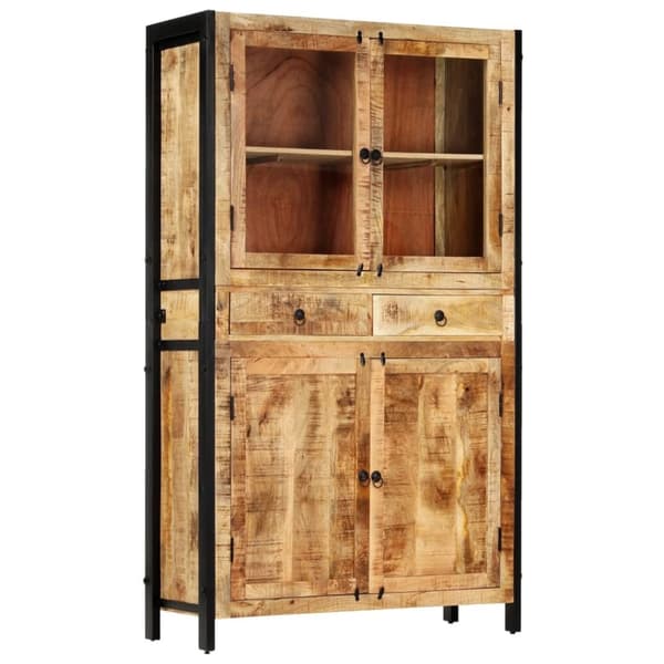 vidaXL højskab 100 x 40 x 175 cm massivt mangotræ