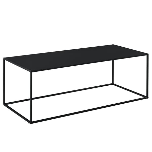 [en.casa]® Sidobord-avlastningsbord-40x110x50cm-metall-reptålig-svart