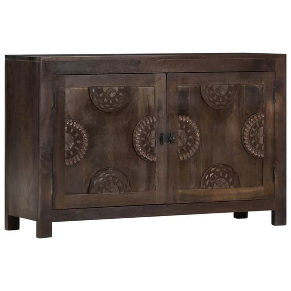 vidaXL Skjenk med utskåret design 110x35x70 cm heltre mango