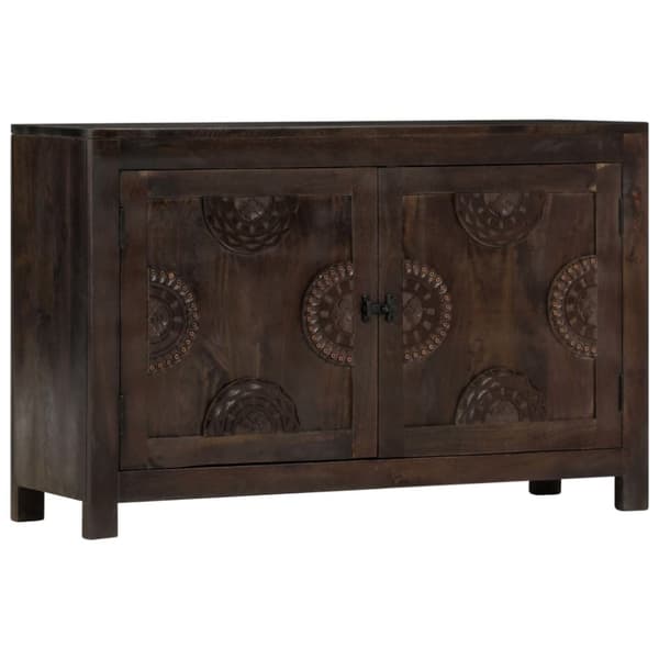 vidaXL Skjenk med utskåret design 110x35x70 cm heltre mango